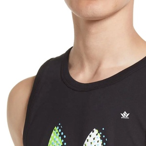 Men's Black O-Neck Knitted Sleeveless Tank <b>Top</b> Breathable Casual Regular Fit Colorful <b>Skull</b> Graphic Print Sports Vest - Product Image 6