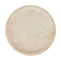 Plateau décoratif rond en jesmonite beige, sous-verre marbré, plateau pour bijoux, bougies, rangement multifonctionnel pour la décoration de la maison, table