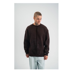 Sudadera con capucha de talla grande personalizada para hombre con estampado bordado 100% algodón invierno - Product Image 1