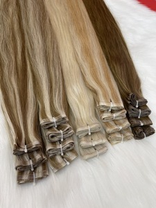 PRODUCTOS DESTACADOS: Extensiones de Cabello Virgen Remy Vietnamita Natural Ondulado, Trama Plana, Doble Trama, Thanh an Hair T20 100g - Product Image 5