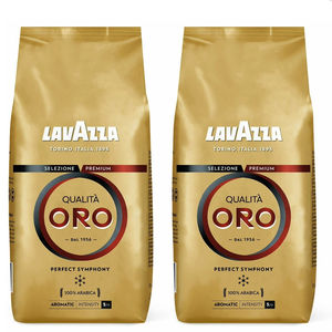Vente chaude de grains de café Lavazza Oro Gold 1KG, expresso italien de qualité supérieure, meilleure qualité, prix de gros d'usine, arôme riche 8/10 - Product Image 1