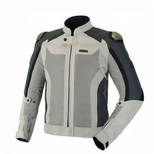 Chaqueta de Motociclismo Negra para Hombre, Talla Grande, Impermeable, Transpirable, Protectora, Deportiva, de Malla, para Verano - Product Image 1