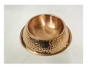 Gold Plated Pet <b>Bowl</b> With Metal <b>Stand</b> New Design Metal Pet <b>Bowl</b> for Feeding New Look Metal Pet Accessories - Product Image 5