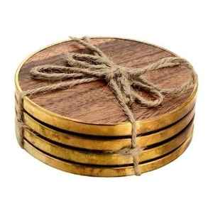 Acacia mango Quality <b>Wood</b> Tea <b>Coaster</b> Acacia <b>Wood</b> <b>coaster</b> for Hotel and Restaurant Use From India Manufacturer - Product Image 1