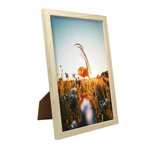 Cadre photo en bois 20x30cm imitation pin, très demandé, avec toile et surface de peinture pour photos A4 - Product Image 3