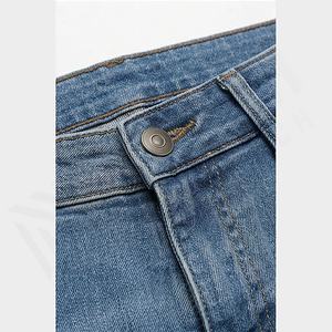Nouveau jean pour homme de marque haut de gamme, coupe slim, décontracté, séchage rapide, respirant, pantalon en denim, couleur personnalisée, qualité supérieure - Product Image 4