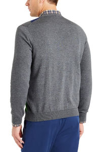 Haute qualité hommes Argyle pull taux de gros décontracté vêtements d'hiver tissu chaud respirant Argyle pull avec en poids léger - Product Image 6