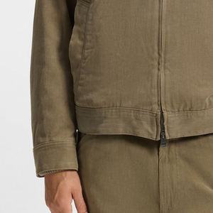 Veste en jean pour homme de haute qualité, décontractée, avec fermeture éclair, design élégant avec logo personnalisé pour les acheteurs en gros à prix avantageux - Product Image 3