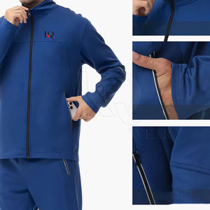 Survêtement d'hiver personnalisé avec logo 2026 pour homme, grande taille, décontracté, léger, 100 % coton, écologique, séchage rapide, vente en gros - Product Image 6