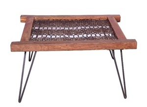 Table basse Alyssa avec dessus en verre Mobilier de salon moderne Table basse portable et légère avec décoration durable - Product Image 5