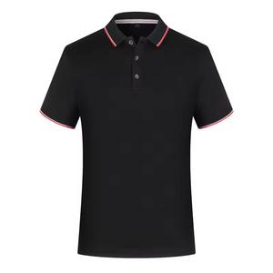 OEM T-shirts de golf à col polo en tricot à boutons pour hommes, t-shirt personnalisé en coton vierge pour hommes, pull décontracté à coupe ajustée, tricoté - Product Image 3