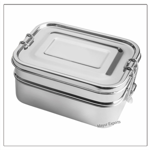 1500 ML Food Grade 304 Stainless Steel Double Layer Leakproof <b>Lunch</b> <b>Box</b> with Freshness Preservation <b>for</b> Kids and <b>Adults</b> OEM ODM - Product Image 4