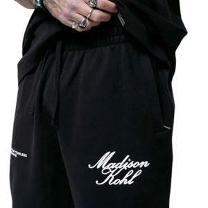 Time Flies Black <b>Cuffed</b> <b>Jogger</b> 100 Percent Cotton Fleece Heavyweight Relaxed Fit Streetwear Pants With Screen Print & Zip Pocket - Product Image 4