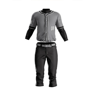 ชุดเครื่องแบบเบสบอลทีมออกแบบได้ตามต้องการพร้อมกางเกงพิมพ์ลายปัก - Product Image 1
