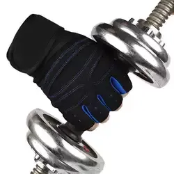 Custom Fitness Gloves for Men Women Powerlifting Gym Gloves with Wrist <b>Wrap</b> Palm Protection for Outdoor Weight Lifting Workouts - Product Image 3