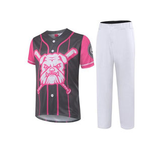 Conjunto de uniforme de bola base Uniforme de béisbol de alta calidad para hombres/Uniformes deportivos de Softbol - Product Image 1