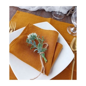 Serviettes de table classiques en coton 100% personnalisables pour mariages, dîners, banquets, fêtes et familles, super absorbantes, commandes en gros acceptées - Product Image 2