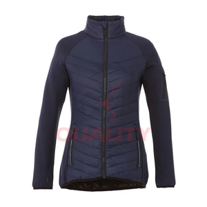 Manteau d'équitation élégant pour femmes créé avec des panneaux extensibles coque de contrôle de l'humidité fermeture sécurisée coutures renforcées vêtements équestres - Product Image 6