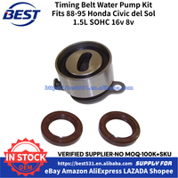 MBSGSW Kit de courroie de distribution Pompe à eau pour Lexus RX330 ES330 Toyota Solara Sienna Camry Highlander 3.0L 3.3L V6 2001-2008 TBK257A