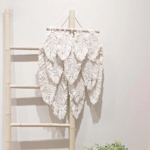Nouvel arrivage de macramé feuille Set Top Search Tenture murale macramé Boho Art pour la décoration intérieure - Product Image 5
