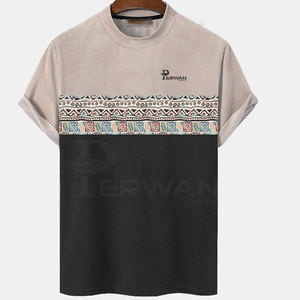 เสื้อยืดน้ำหนักเบาสำหรับผู้ชายเสื้อยืดวัสดุสั่งทำสำหรับผู้ชายเสื้อยืดลำลองสไตล์ล่าสุด - Product Image 1
