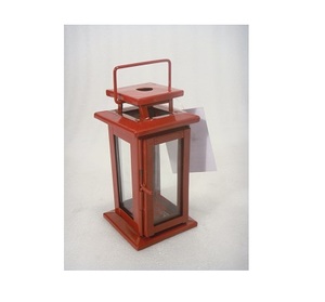 Linterna de vela de Metal de lujo creativa, decoración del hogar, soporte de linterna de luz T hecho a mano, linterna decorativa para el hogar en miniatura - Product Image 2