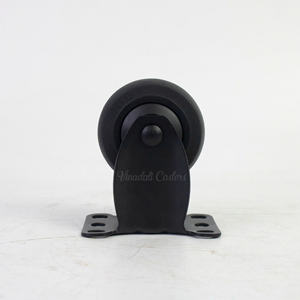 Haute Qualité 3 "Noir TPR Industriel Chariot En Acier Inoxydable Roulettes 80kg Capacité De Charge pour Hôtel Cuisine Hôpital - Product Image 5