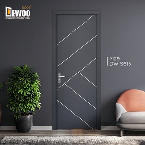 Puerta Interior de Polímero DEWOO JSC DW, Madera y Plástico Compuesto, Película de PVC Impermeable, Garantía de 5 Años para Hogar y Oficina - Product Image 2
