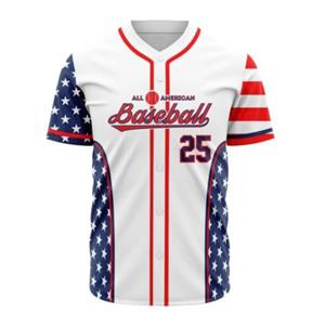 Jersey de béisbol sublimado de buena calidad Jersey de béisbol de color personalizado - Product Image 5