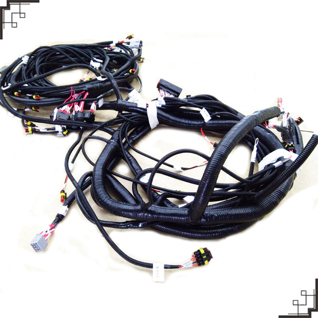 Custom OEM Automotive Wiring Harness Industrial Control Cable Assembly with Pure Copper Conductor 220V Rated Factory Supply