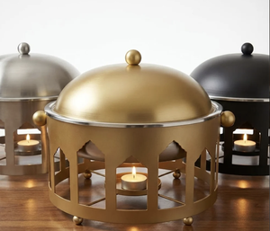 Ensemble de 3 casseroles arabes de qualité supérieure, design luxueux, en acier inoxydable émaillé, écologiques, compatibles gaz et induction - Product Image 5