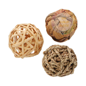 ผักตบชวาเคี้ยวของเล่นสำหรับสัตว์ฟันแทะขนาดเล็กเป็นมิตรกับสิ่งแวดล้อม - Product Image 5