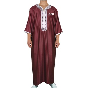 Vêtements islamiques pour hommes OEM, nouveau design Jubba Thobes Thobe, Kurta musulman pour hommes, Jalabiyas, Jalabiya marocaine, Jubba Thawb saoudien - Product Image 2