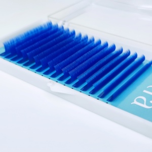 Promade Extensions de cils en éventail mixtes de 8 à 15 pouces de couleur bleue 0.10-0.15mm d'épaisseur fabriquées au Vietnam - Product Image 5