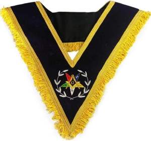 Worthy Patron Order of the Eastern Star OES Collar bordado 2025 Royal Blue Low MOQ Masonic Regalia Collar - Product Image 1