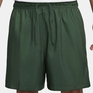 Pantalones Cortos de Nylon Personalizados al por Mayor para Hombre, de Secado Rápido, Cintura Alta con Cordón, Estilo Urbano, Diseño Liso Teñido, Tejido de Punto - Product Image 1