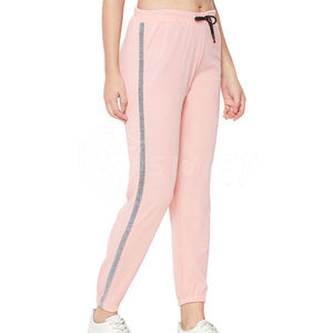 Collection 2025 pour femmes pantalons d'hiver décontractés tissu polaire respirant Logo personnalisé imprimé fermeture à cordon mi-plat - Product Image 4