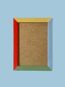 Marco de Fotos de Madera de Mango con Hojas Pintadas a Mano, Rectangular Artístico, Grabado, Acabado Natural, Decorativo para Mesa, Diseño para Exhibición en el Hogar - Product Image 3