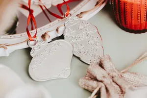 Adornos colgantes de metal con forma de ancla hechos a mano de alta calidad, adornos navideños de plástico con Papá Noel - Product Image 6