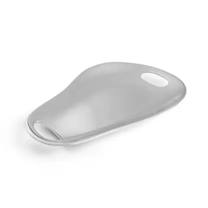 Plateau de service en métal irrégulier de qualité durable pour hôtels et restaurants Plateau de vaisselle en chocolat - Product Image 1