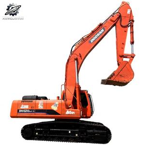 Excavatrice sur chenilles d'occasion Doosan DH420, 42 tonnes, godet de 2,1 m³, marque coréenne d'origine, grande excavatrice de construction, faible nombre d'heures, certifiée CE - Product Image 1