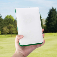 Porta segnapunti da Golf copertina libro resistente impermeabile in pelle sintetica porta segnapunti da Golf