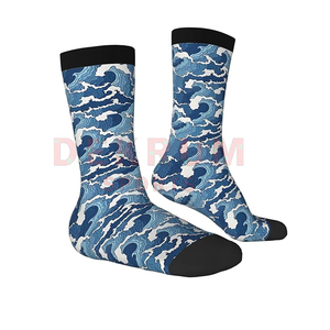 Prix d'usine OEM Chaussettes de sport longues de football pour hommes Matériau personnalisé et logo Caractéristique antidérapante Min. Commander 10 paires - Product Image 3