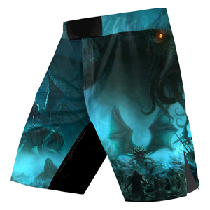 Design Sublimé Votre Propre Noir Mma Shorts Entièrement Mma Short de Combat de Bras Court Art Martial Thai Prix Raisonnable Service OEM - Product Image 1