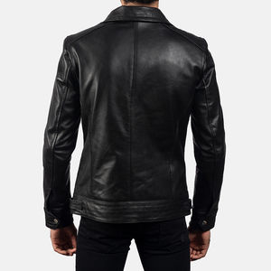 Veste en cuir PU pour hommes, vêtements de marque pour hommes, vêtements d'extérieur thermiques d'hiver pour hommes, vestes en duvet en cuir, service OEM, nouvelle mode - Product Image 5