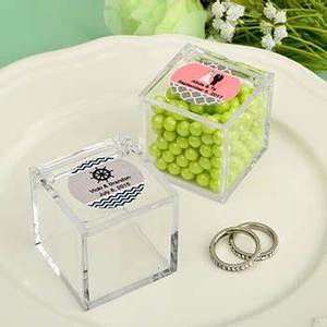 Mini caja de almacenamiento de dulces acrílica para organizar golosinas pequeñas, dulces y recuerdos de fiesta, diseño compacto para uso doméstico y en eventos - Product Image 5
