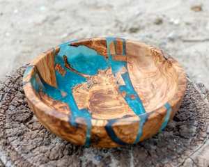 Nouveau design populaire nouveau bol à salade en bois d'acacia et résine vaisselle de cuisine d'hôtel bol en bois cuisine pour hôtels, maison, restaurants - Product Image 6