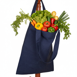 Sac fourre-tout en toile de coton durable imprimé sur mesure en gros, ouvert, durable, léger, en tissu, pour les courses, saison hivernale, OEM en vrac - Product Image 5