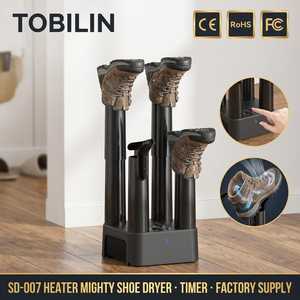 Séchoir à chaussures chauffant SD-007 avec minuterie 110/220V, sèche 2 paires, désodorisant pour bottes de maison, de <span class=keywords><strong>ski</strong></span> ou de travail, usage familial - Product Image 1