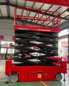 Achetez une nouvelle plateforme élévatrice à ciseaux double hydraulique motorisée électrique fixe, élévateur à ciseaux industriel, USA EU - Product Image 2